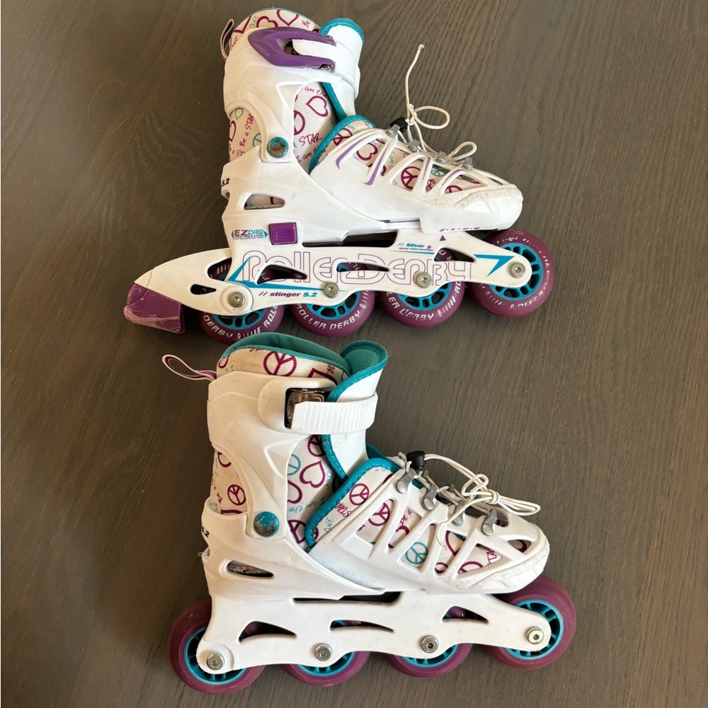 Roller Derby Kids Adjustable Size Inline Skates/rollerblades - Size 12-2